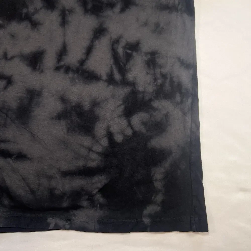 Dom Fight Gear T-Shirt Size M Black Gray Tie Dye Texas Flag MMA American Made